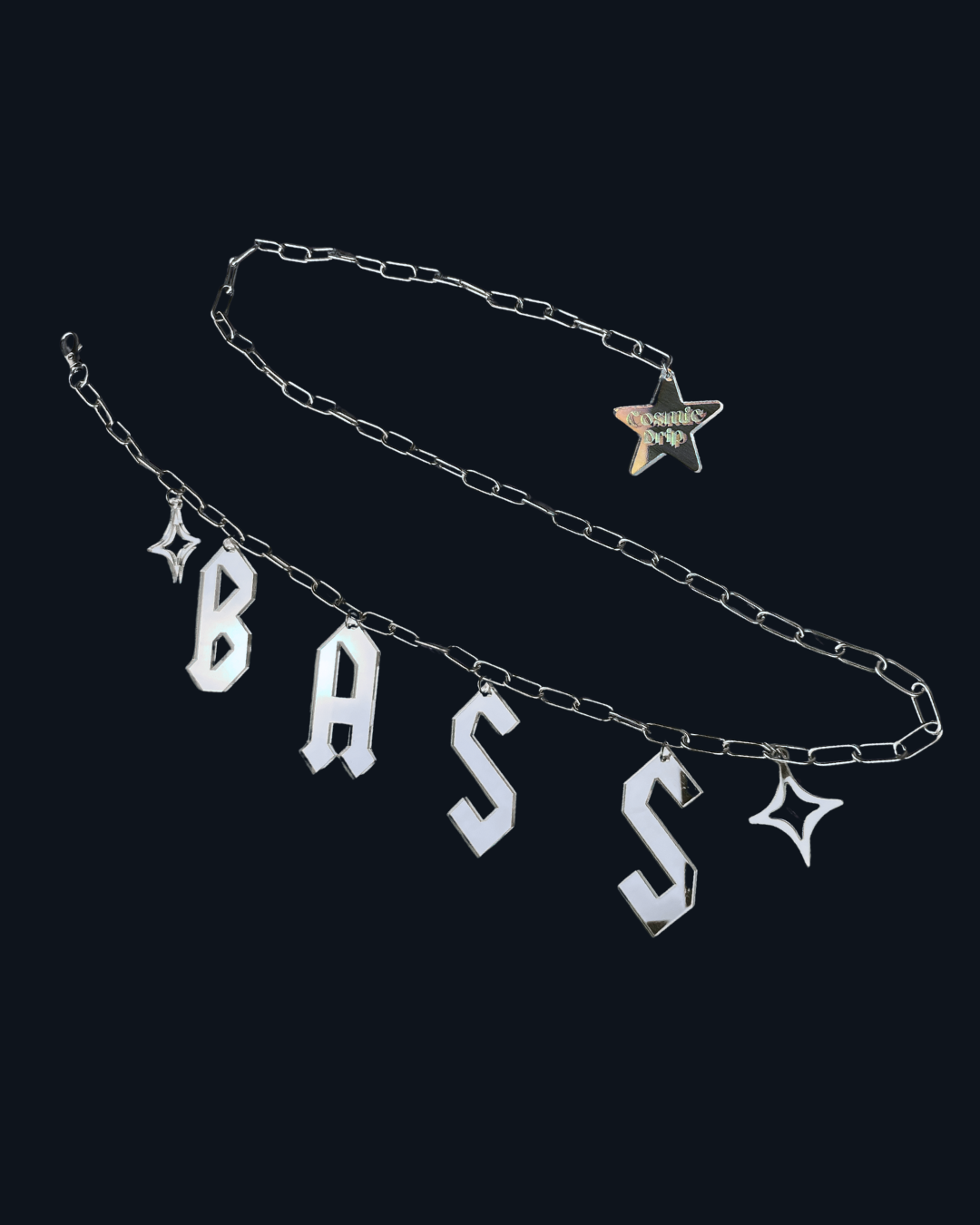 Bass Chrome Chain Belt