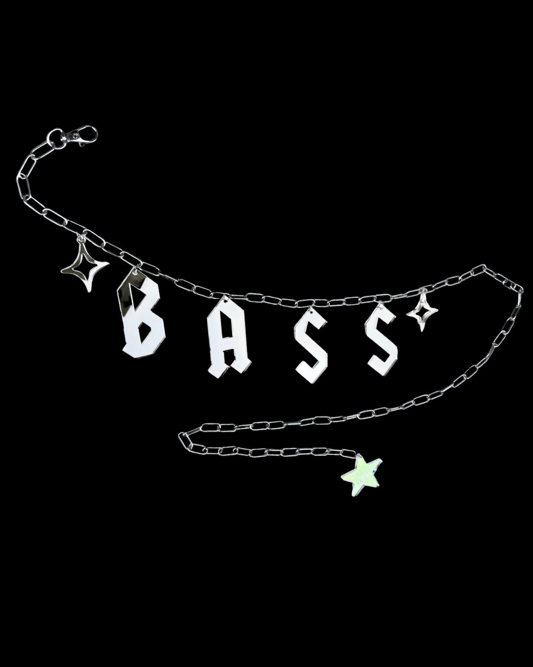 Bass Chrome Chain Belt