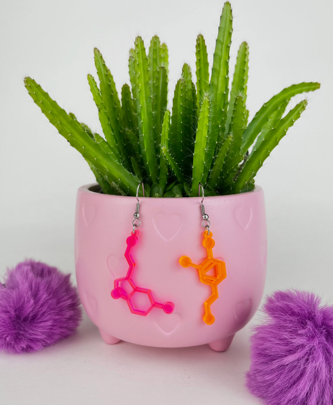 Serotonin and Dopamine Earrings
