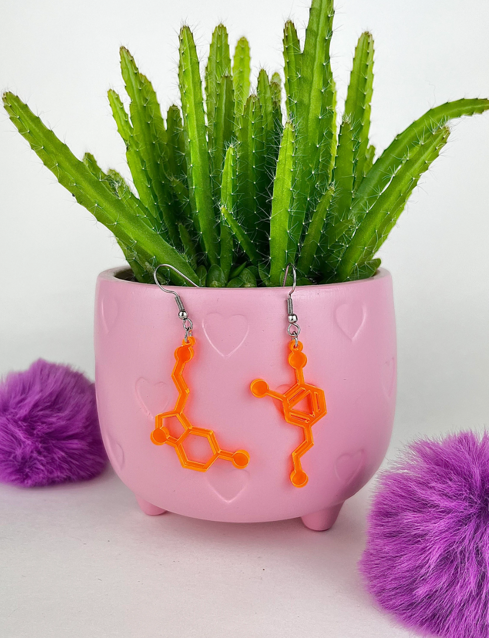 Serotonin and Dopamine Earrings