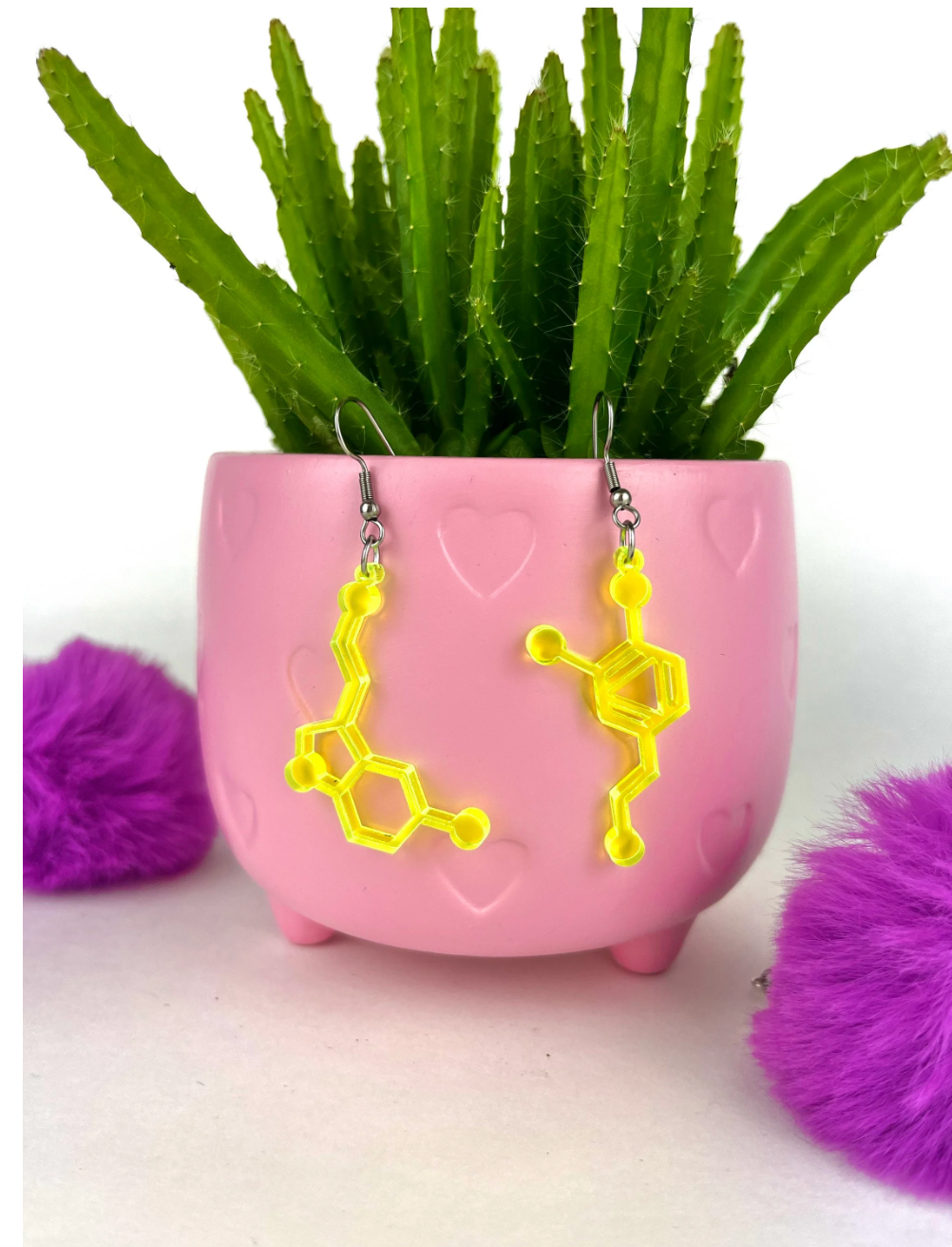 Serotonin and Dopamine Earrings
