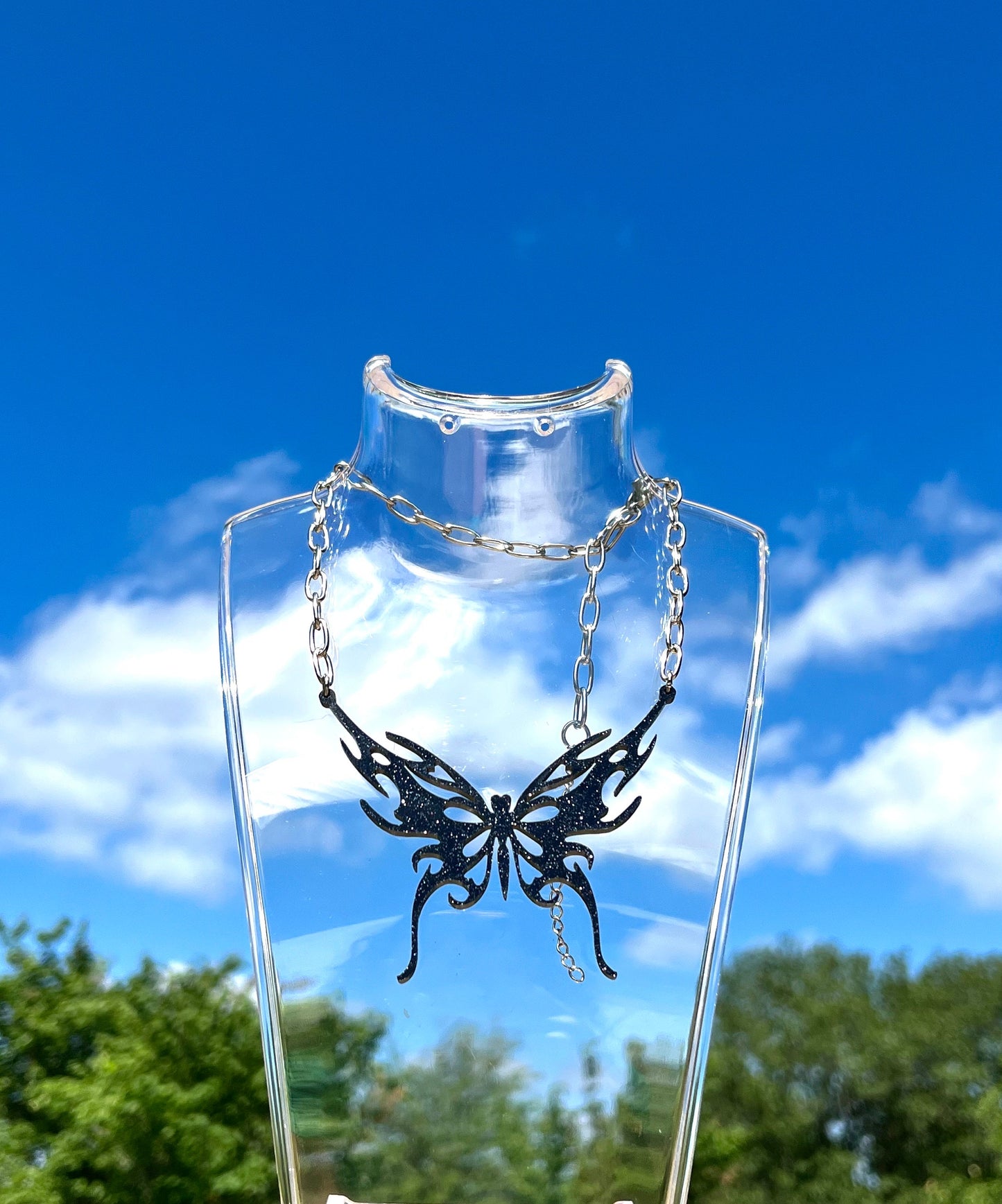 Y2k Butterfly Choker