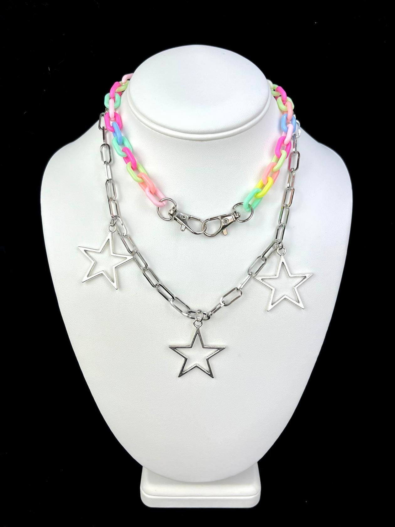 Silver Star Charm Necklace
