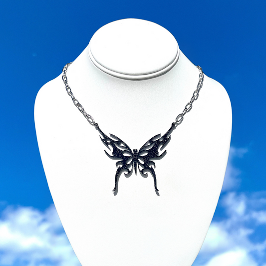 Y2k Butterfly Choker