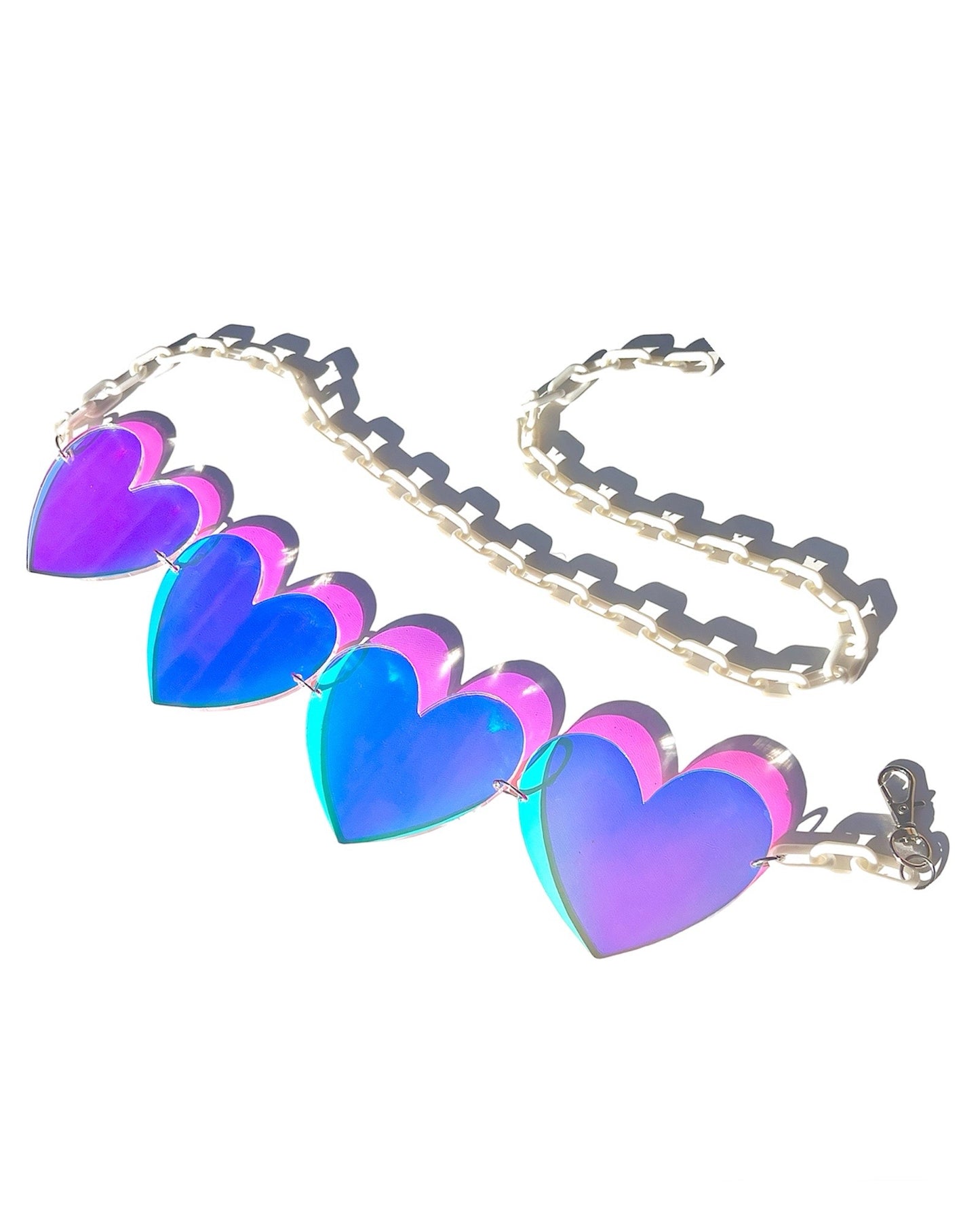 Iridescent Heart Belt