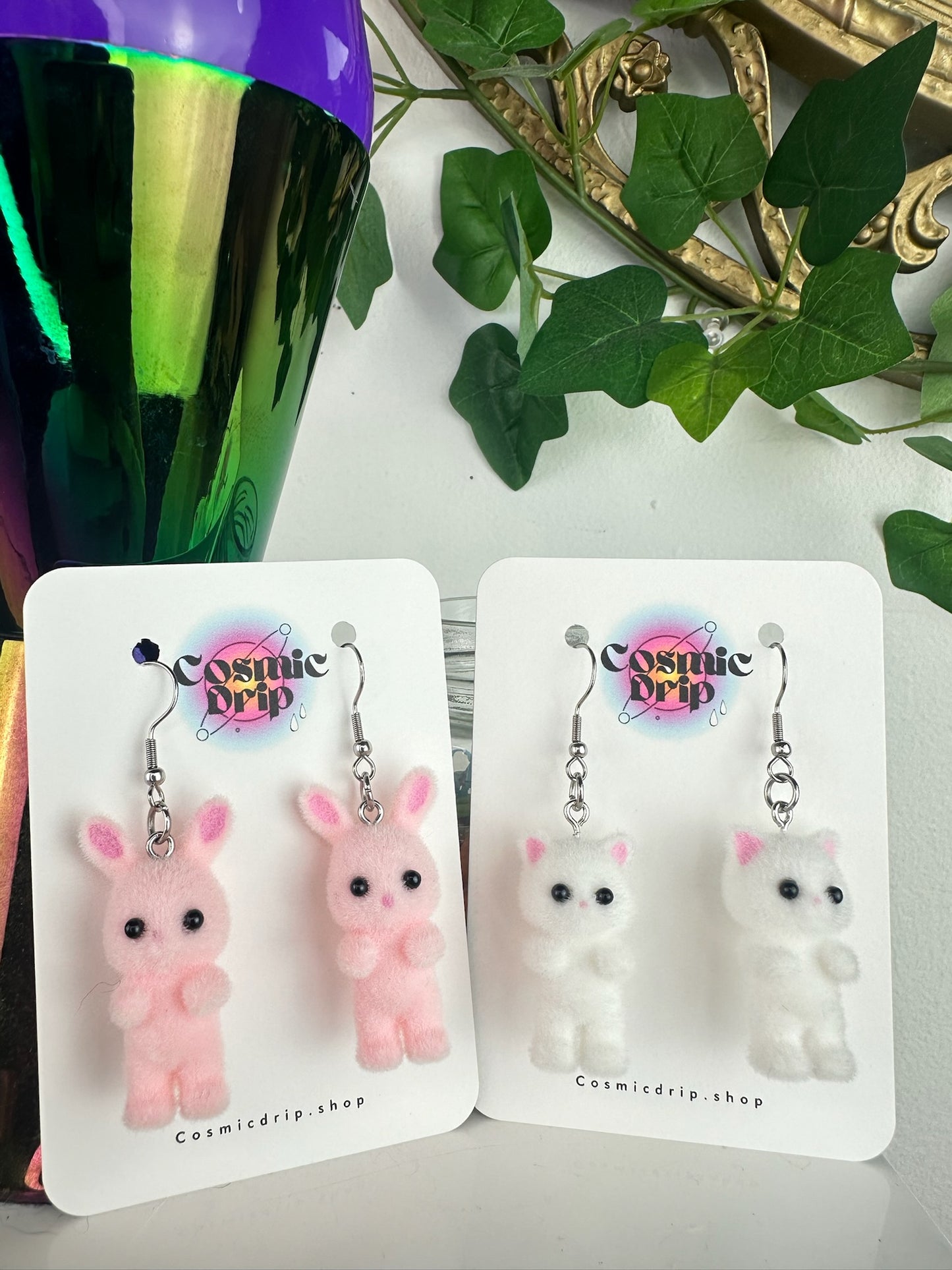 Felt Animal Earrings