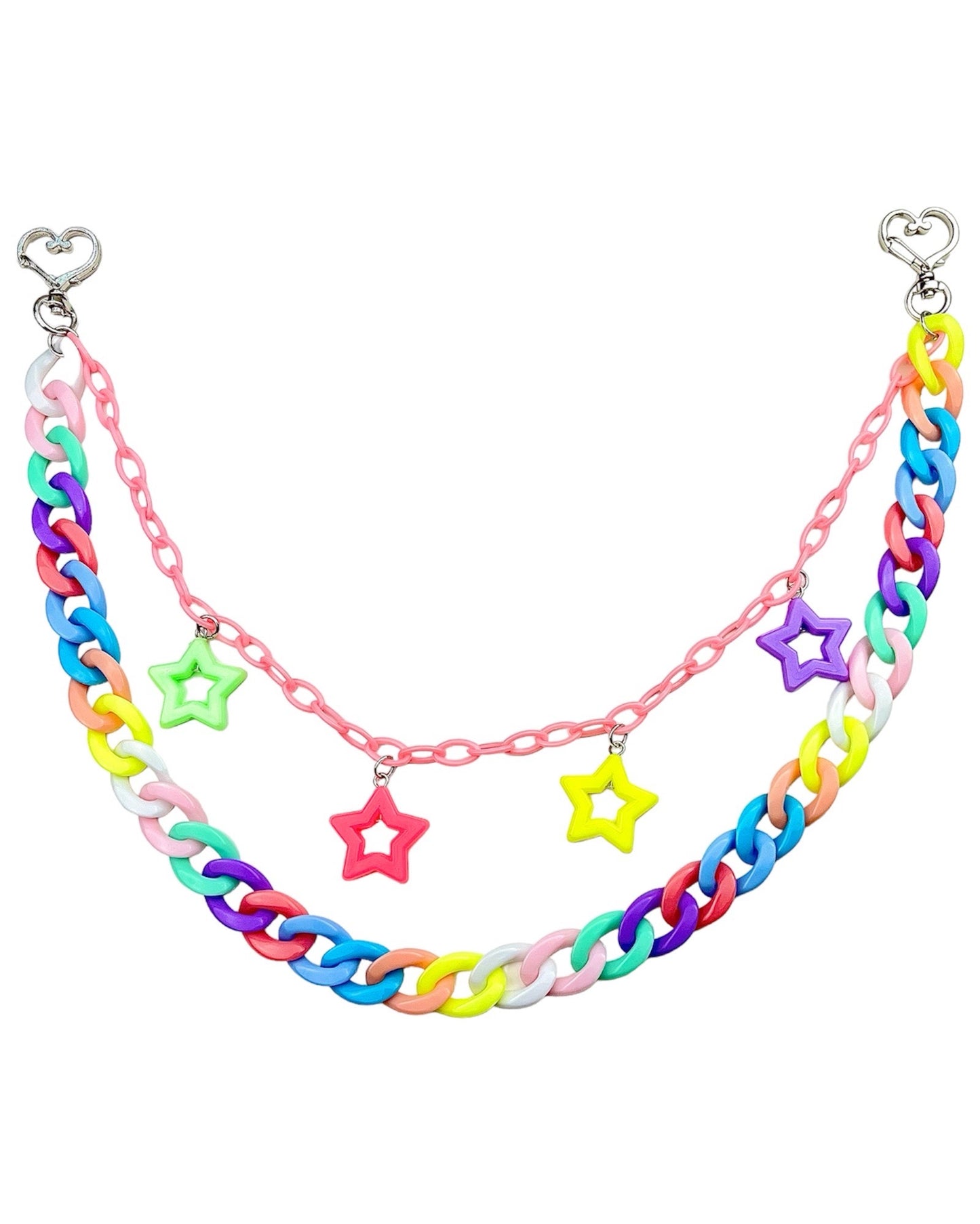 Pastel Clip-on Chain Accessory