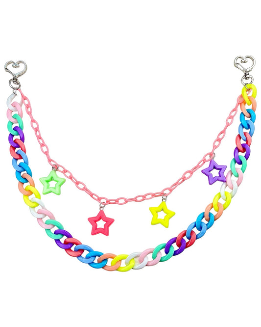 Pastel Clip-on Chain Accessory