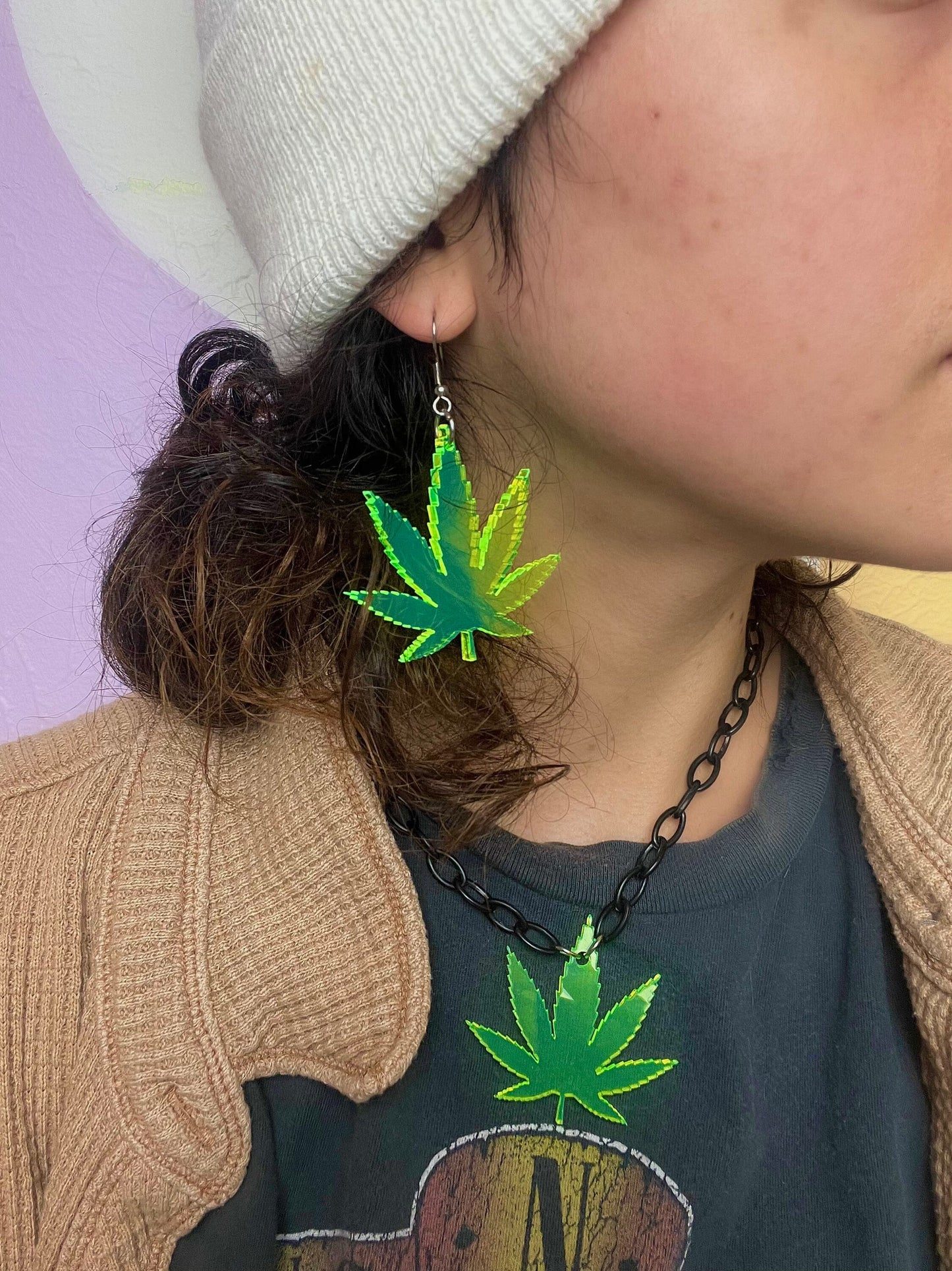 Marijuana Earrings