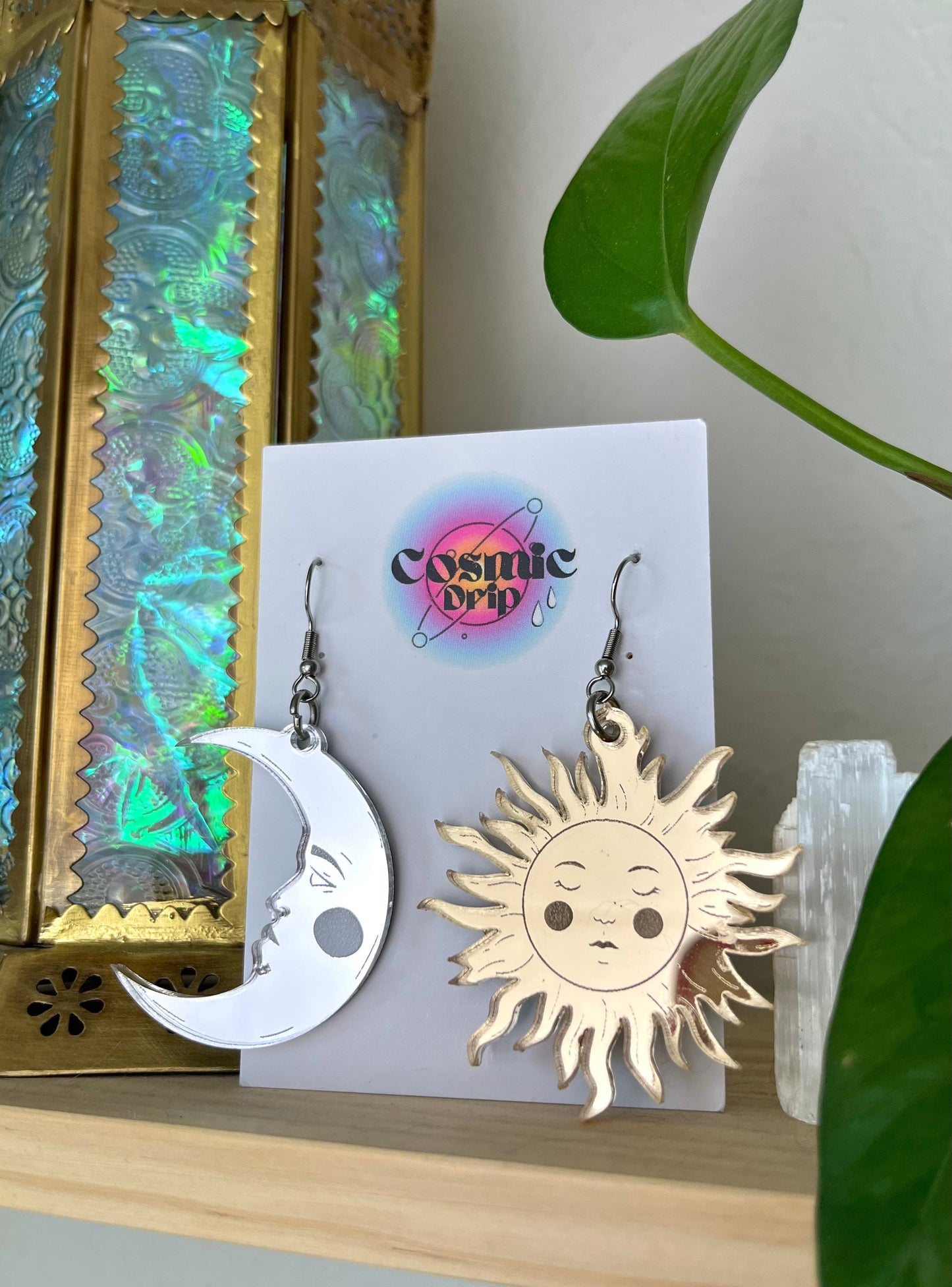 Sun and Moon Earrings