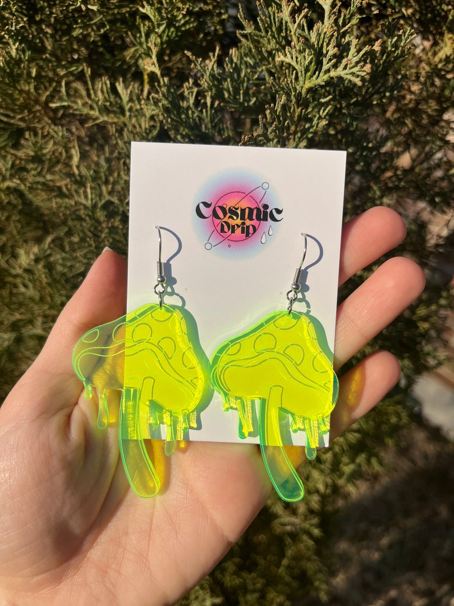 Melting Mushroom Earrings