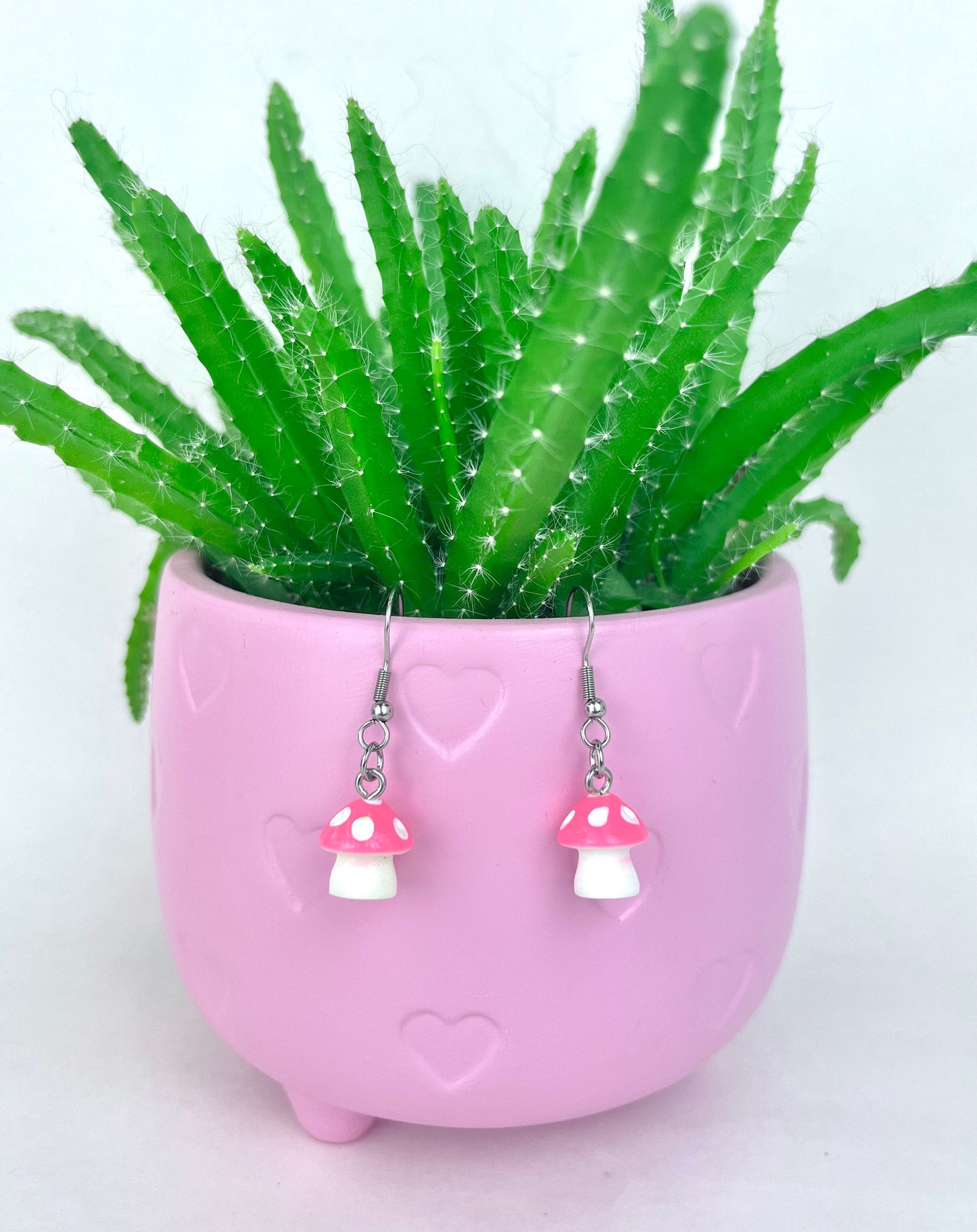 Colorful Mushroom Earrings