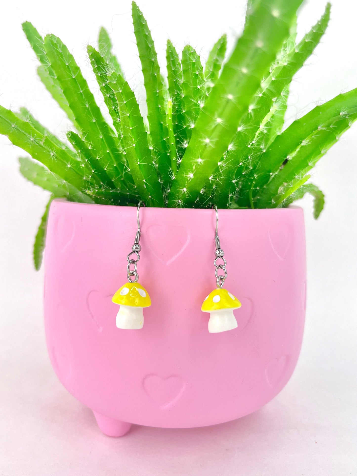 Colorful Mushroom Earrings