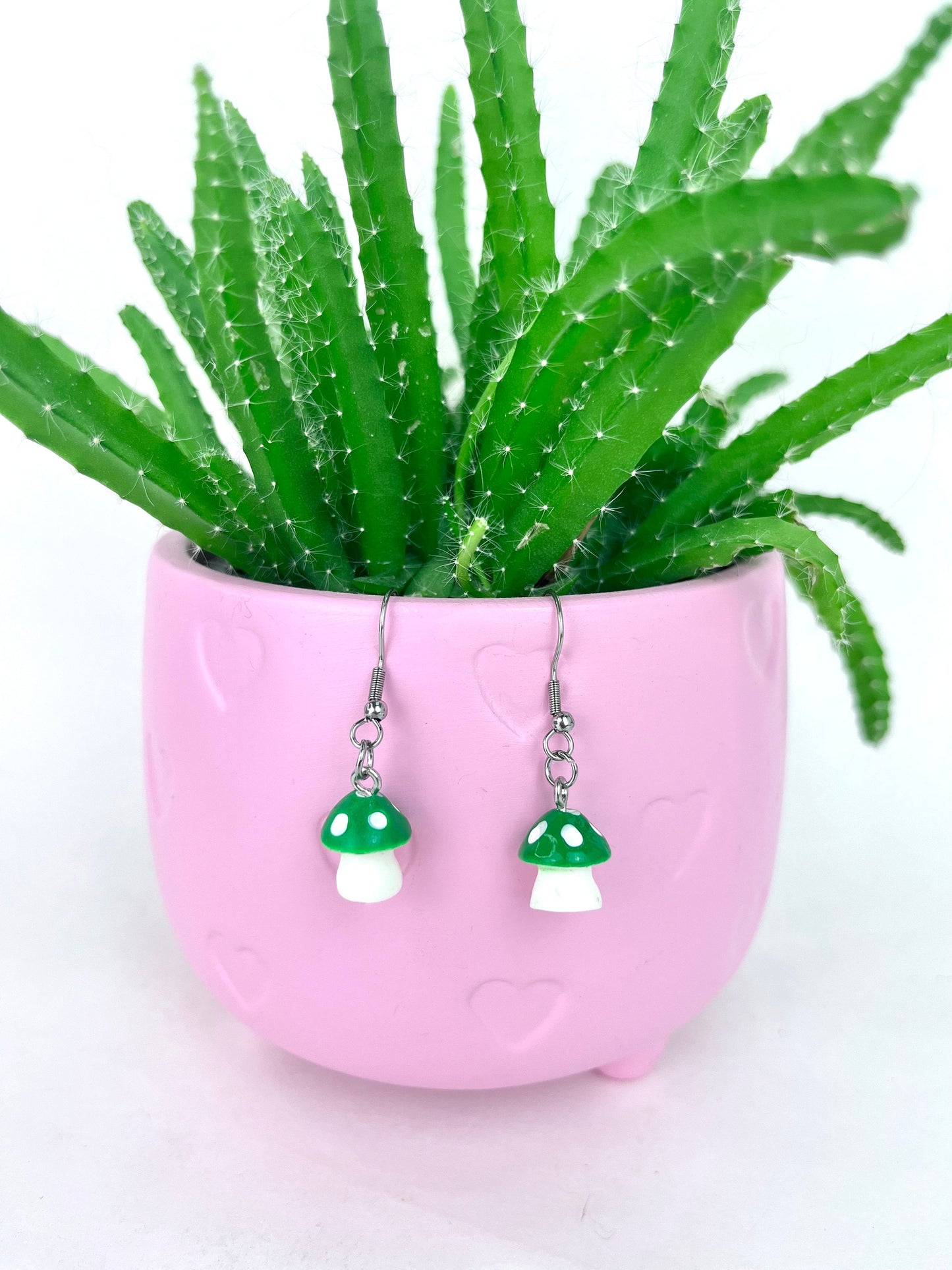 Colorful Mushroom Earrings