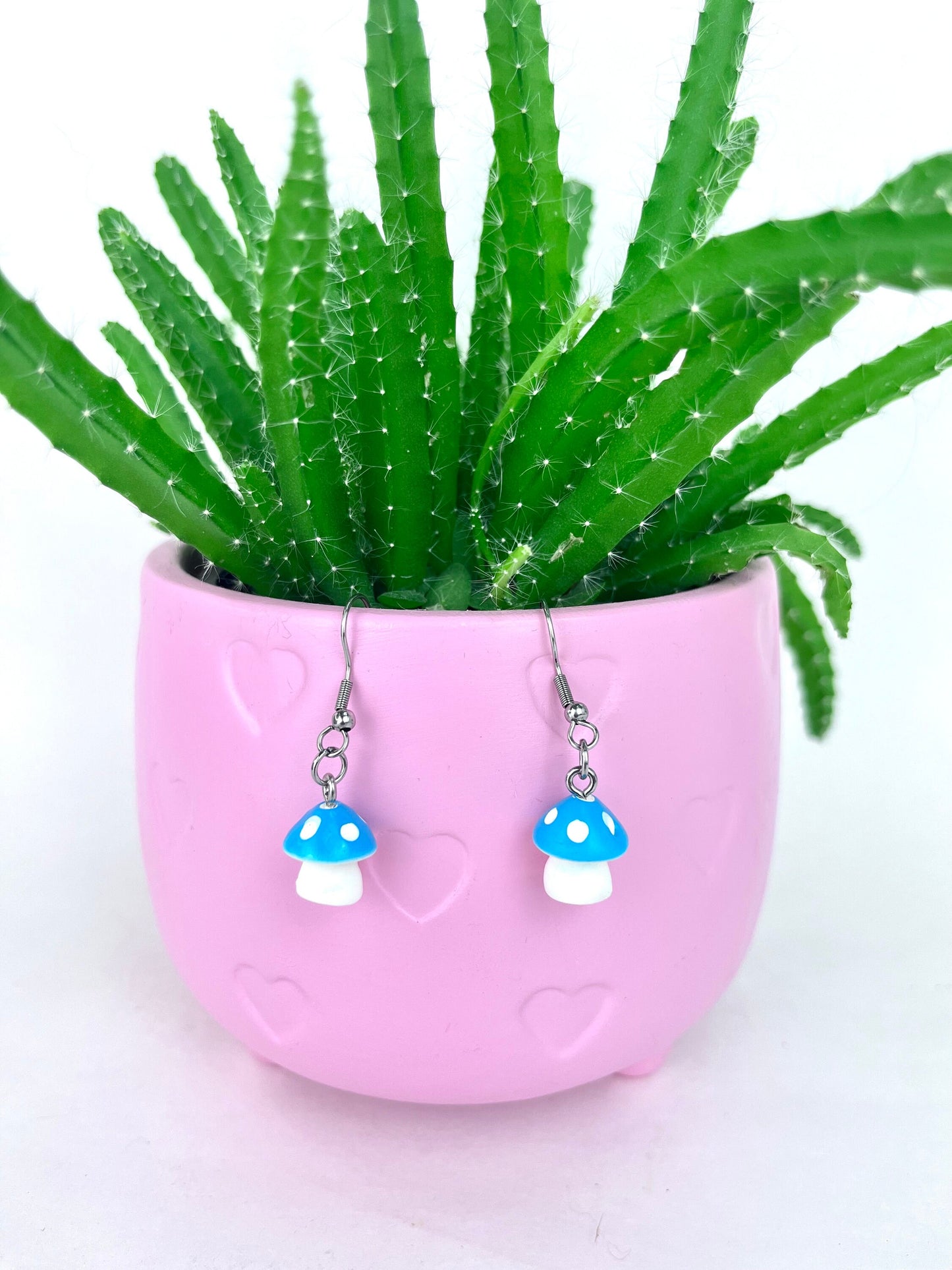Colorful Mushroom Earrings