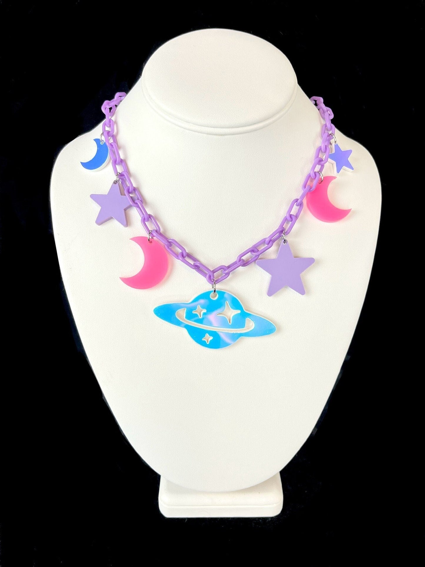 Chunky Space Charm Necklace